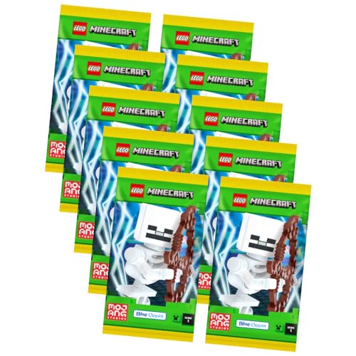 Lego Minecraft Karten Serie 1 - Sammelkarten Trading Cards (2024) - Auswahl (10 Booster) von Generisch