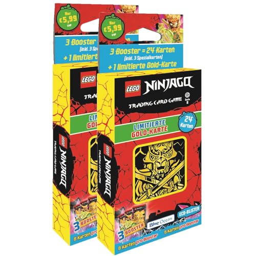 Lego Ninjago 8 Trading Cards - Alle 2 Gold-Blister von Generisch