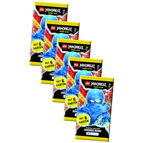 Lego Ninjago Karten Serie 9 - Trading Cards - Dragons Rising (2024) - 5 Booster Sammelkarten von Generisch
