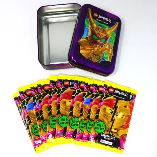 Lego Ninjago Karten Trading Cards Serie 8 - Crystalized Next Level - 1 Tin Dose mit 10 Booster Sammelkarten Lego Ninjago Karten Trading Cards Serie 8 - Crystalized Next Level - 1 Tin Dose mit 10 Booster Sammelkarten von Generisch