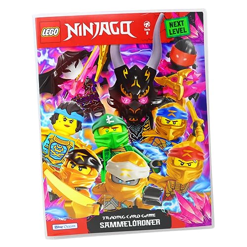 Lego Ninjago Karten Trading Cards Serie 8 Next Level - Crystalized (2023) - 1 Sammelmappe Sammelkarten von Generisch