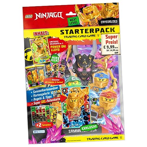 Lego Ninjago Karten Trading Cards Serie 8 Next Level - Crystalized (2023) - 1 Starter Sammelkarten von Generisch