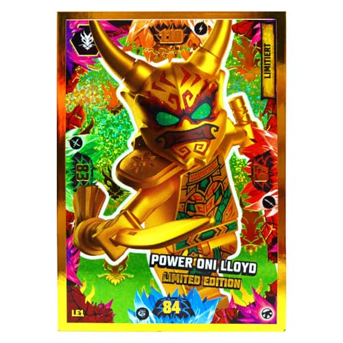 Lego Ninjago Karten Trading Cards Serie 8 Next Level - Crystalized (2023) - Gold Karte LE1 Sammelkarten von Generisch
