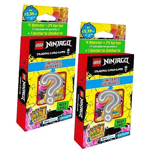 Lego Ninjago Karten Trading Cards Serie 8 Next Level - Crystalized (2023) Sammelkarten - Auswahl (2 Blister) von Generisch