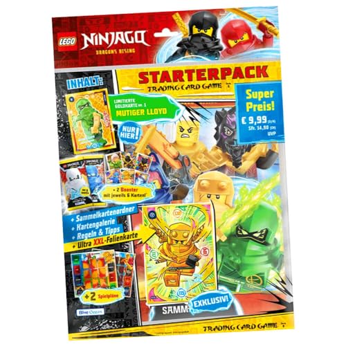 Lego Ninjago Karten Serie 9 - Trading Cards - Dragons Rising (2024) - Sammelkarten - 1 Starter von Generisch