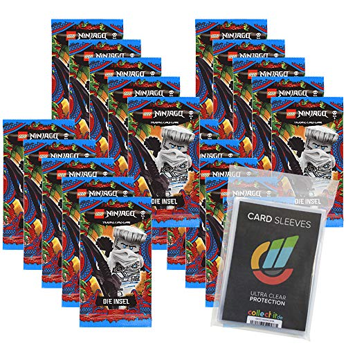 Lego Ninjago - Serie 6 Trading Cards - 20 Booster + Collect-it Hüllen Sleeves - Deutsch Lego Ninjago - Serie 6 Trading Cards - 20 Booster + Collect-it Hüllen Sleeves - Deutsch von Generisch