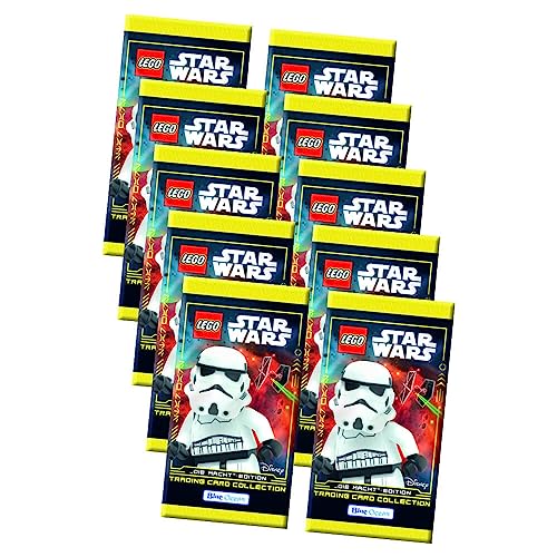 Lego Star Wars Karten Trading Cards Serie 4 - Die Macht Sammelkarten (2023) - 10 Booster von Generisch
