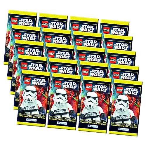 Lego Star Wars Karten Trading Cards Serie 4 - Die Macht Sammelkarten (2023) - 20 Booster von Generisch