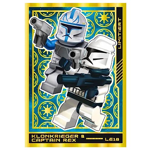 Lego Star Wars Karten Trading Cards Serie 4 - Die Macht Sammelkarten (2023) - LE18 Gold Karte von Generisch
