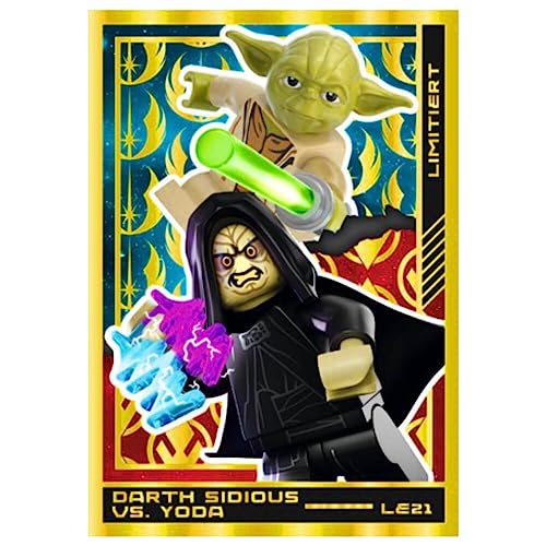 Lego Star Wars Karten Trading Cards Serie 4 - Die Macht Sammelkarten (2023) - LE21 Gold Karte von Generisch