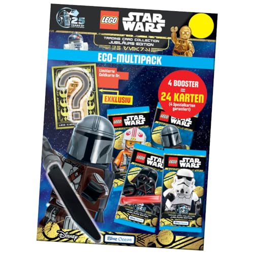 Lego Star Wars Karten Trading Cards Serie 5 - Jubiläum Sammelkarten (2024) - Auswahl (1 Multipack) von Generisch