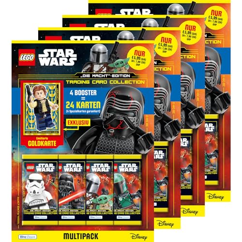 Lego Star Wars - Serie 4 Trading Cards - Alle 4 verschiedenen Multipacks von Generisch