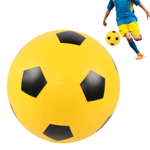 Leiser Fußball, 21 cm, PVC, leiser Trainingsball für Indoor-Spiele, leichter , geräusch- Hüpfball für Kinder, , Mädchen, versiegeltes Port-Design für Kickspiele, Heimgebrauch Leiser Fußball, 21 cm, PVC, leiser Trainingsball für Indoor-Spiele, leichter , geräusch- Hüpfball für Kinder, , Mädchen, versiegeltes Port-Design für Kickspiele, Heimgebrauch von Generisch