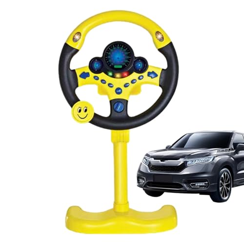 Lenkrad-Spielzeug,Lenkrad-Fahrspielzeug | Fahrsimulations-Lenkradspielzeug mit Licht, Musik und Sound - Musik- und Geräuschspielzeug für Kleinkinder, vertikales Simulations-Lenkradspielzeug für und Mä Lenkrad-Spielzeug,Lenkrad-Fahrspielzeug | Fahrsimulations-Lenkradspielzeug mit Licht, Musik und Sound - Musik- und Geräuschspielzeug für Kleinkinder, vertikales Simulations-Lenkradspielzeug für und Mä von Generisch
