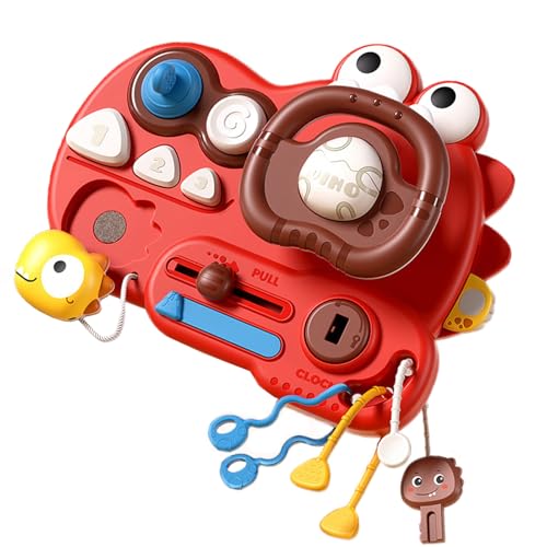 Lenkradspielzeug, Fidget Board Für Kinder - Cartoon Lenkradspielzeug | Motorische Geschicklichkeitsspiele Einfach zu verwenden: Fördert das imaginative Spiel, indem es Kindern einen Experten bietet von Generisch
