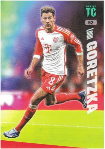 Leon Goretzka zentrales Mittelfeld Bayern Spielernummer 8, Panini Fußball Top Class Sammelkarte 52 von Generisch