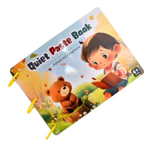Lernaufkleberbuch, Early Learning Sticker Book - Malbuch Aufkleber Buch Tiersusorische Spielzeuge - Pädagogische Kinderhandwerk interaktives Kinderspielzeug für und Mädchen über 4 von Generisch