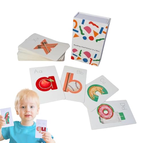 Lernkarten Für Kleinkinder, Buchstaben Aussprache Spielzeug, Tragbare Vorschul-Lernkarten Für Kindergarten Schule Klassenraum Geburtstag Reise Unterricht Lernkarten Für Kleinkinder, Buchstaben Aussprache Spielzeug, Tragbare Vorschul-Lernkarten Für Kindergarten Schule Klassenraum Geburtstag Reise Unterricht von Generisch
