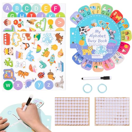 Lernkarten für Kleinkinder, Kognitive Lernkarten für Kleinkinder - Kognitive 26 Buchstaben Bunte Karten Karteikarten,Lernspielzeug für Kleinkinder, Kartenspiel, pädagogisches Papierbuch für Kinder, un von Generisch