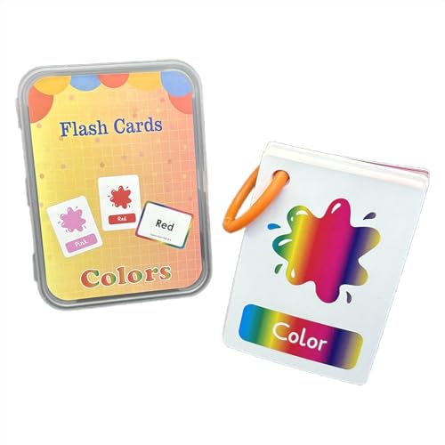 Lernkarten für Kleinkinder,Lernkarten für Kleinkinder, Kinderspielzeug Farblernkarten, Lernkarten zur Farberkennung, Lernspielzeug, sensorisches Spielzeug für und Mädchen Lernkarten für Kleinkinder,Lernkarten für Kleinkinder, Kinderspielzeug Farblernkarten, Lernkarten zur Farberkennung, Lernspielzeug, sensorisches Spielzeug für und Mädchen von Generisch