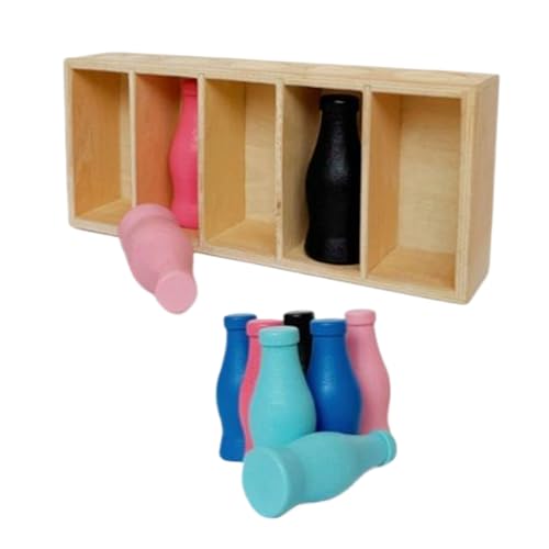 Lernspiele Brettspiele - Flasche Farbzuordnung Lernspiel,Reisespiel Lernspielzeug Kinder Ab 3 Jahre Mädchen Familie Lernspiele Brettspiele - Flasche Farbzuordnung Lernspiel,Reisespiel Lernspielzeug Kinder Ab 3 Jahre Mädchen Familie von Generisch