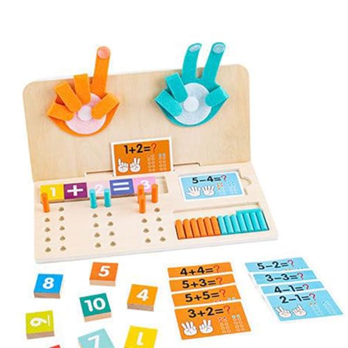 Lernspielzeug - Lernmathematik Zahlen zählen Blöcke | Fine Motor Sensory Skills Activity Games für Mädchen Kids Early Development Homeschools von Generisch