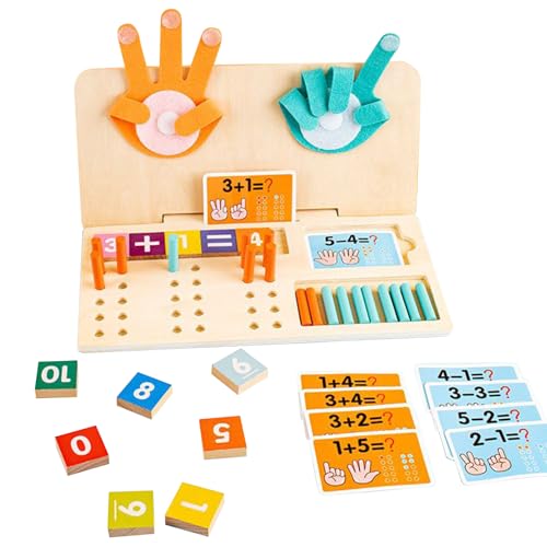 Lernspielzeug - Lernmathematik Zahlen zählen Blöcke | Fine Motor Sensory Skills Activity Games für Mädchen Kids Early Development Homeschools von Generisch
