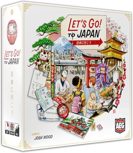 Let’s Go! to Japan | Strategisches Reisespiel mit Kartenplanung | 1–4 Spieler | Familienspiel | Englisch Let’s Go! to Japan | Strategisches Reisespiel mit Kartenplanung | 1–4 Spieler | Familienspiel | Englisch von Generisch