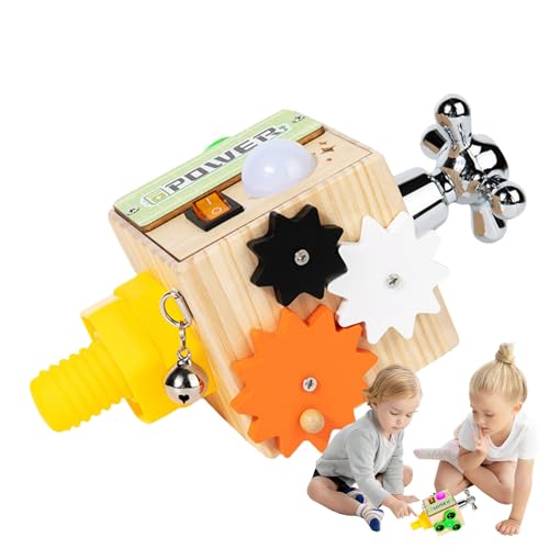 Leuchten Kinderspielzeug, Kindersusorikbrett - LED Kids Activity Board - Interaktive Lernhilfe, lustiges Kinderspiel für Zuhause, Reisen, Kindergarten, Kindergarten von Generisch
