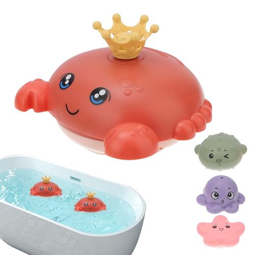 Leuchten Krabbenbadspielzeug, Sprinkler -Musikspielzeug,Lustige Wasserspielzeug - Buntes Badezimmersprinkler für Babys, interessante Pool schwimmende Spiele für Zuhause, Reisen Leuchten Krabbenbadspielzeug, Sprinkler -Musikspielzeug,Lustige Wasserspielzeug - Buntes Badezimmersprinkler für Babys, interessante Pool schwimmende Spiele für Zuhause, Reisen von Generisch