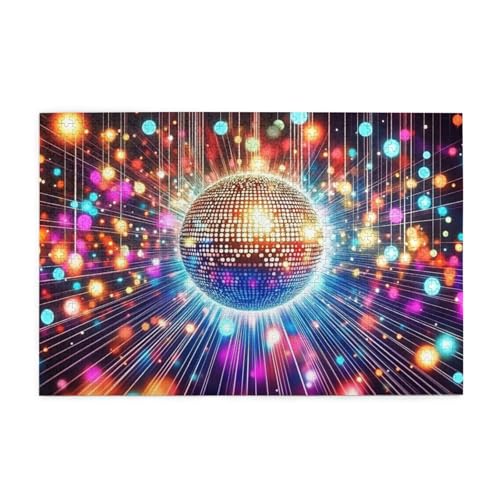 Leuchtende Bälle und Neonlichter 1000 Teile Puzzles für Erwachsene Holzpuzzles für Erwachsene Geschenke Heimdekoration Leuchtende Bälle und Neonlichter 1000 Teile Puzzles für Erwachsene Holzpuzzles für Erwachsene Geschenke Heimdekoration von Generisch