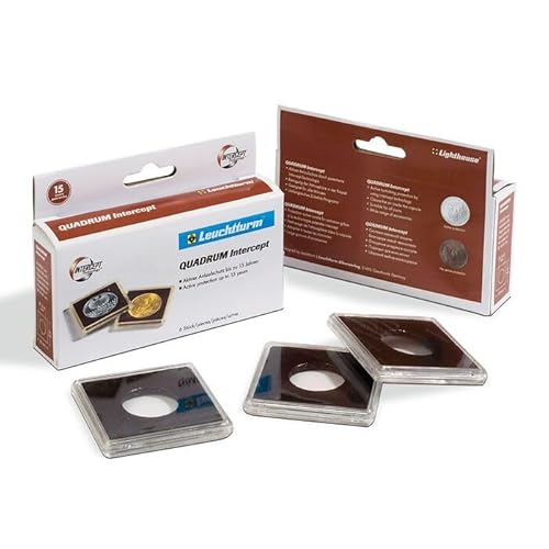 Leuchtturm QUADRUM Intercept Münzkapseln 6er Pack (20 mm) von Generisch
