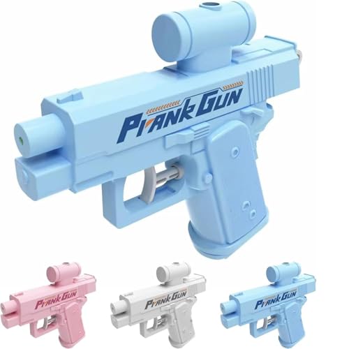 LexTex Wasserpistole für Streiche, Wasserpistole für Streiche mit Zwei-Wege-Funktion, kann von vorne und hinten sprühen Freunde, Klassenkameraden und Familie (Blau) von Generisch