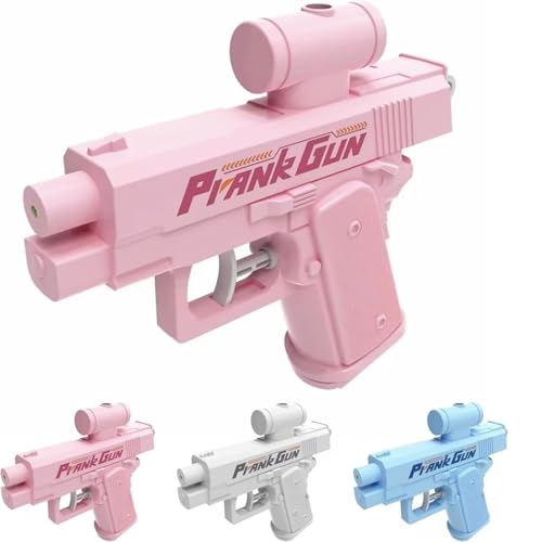 LexTex Wasserpistole für Streiche, Wasserpistole für Streiche mit Zwei-Wege-Funktion, kann von vorne und hinten sprühen Freunde, Klassenkameraden und Familie (Rosa) von Generisch