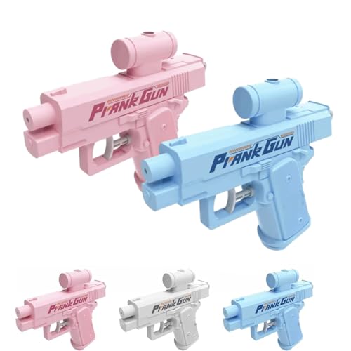 LexTex Wasserpistole für Streiche, Wasserpistole für Streiche mit Zwei-Wege-Funktion, kann von vorne und hinten sprühen Freunde, Klassenkameraden und Familie (Rosa+Blau) von Generisch