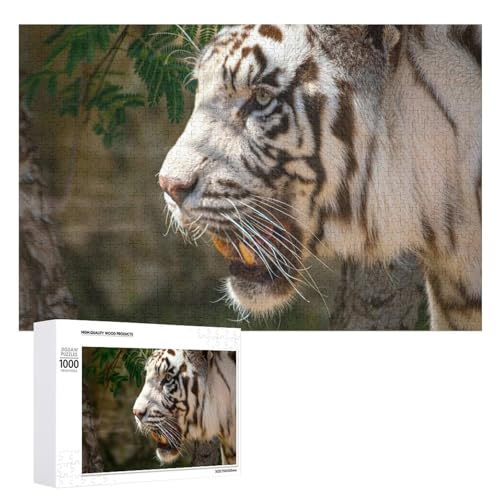 Lindenholz 1000 Teile Tiger Puzzle für Naturliebhaber und Puzzlefans von Generisch