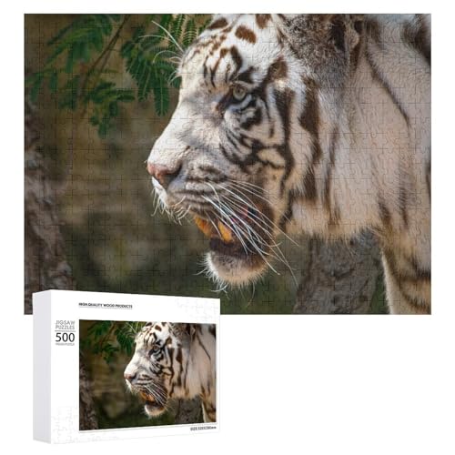 Lindenholz 500 Teile Tiger Puzzle für Naturliebhaber und Puzzlefans von Generisch
