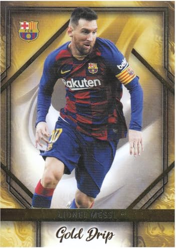 Lionel Messi Barcelona Debüt Saison 2004/2005, 778 Pflichtspiele mit insgesamt 672 Toren und 303 Vorlagen, Topps Gold Drip Fußball Sammelkarte GD-4 Lionel Messi Barcelona Debüt Saison 2004/2005, 778 Pflichtspiele mit insgesamt 672 Toren und 303 Vorlagen, Topps Gold Drip Fußball Sammelkarte GD-4 von Generisch