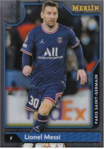 Lionel Messi Stürmer PSG Topps UCC Merlin Chrome 2022/23 Fußball Sammelkarte 30 von Generisch