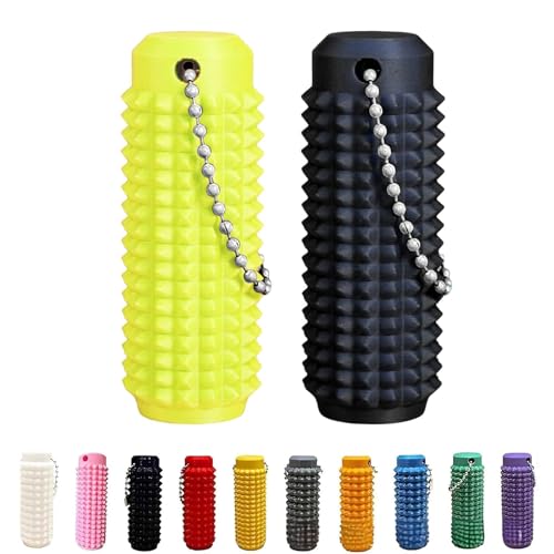 Little Ouchies Pain Fidget, Venting Key Pendant for Anxiety Relief Positive, Spiky Grippie Stim Keychain, Portable Pocket Mini Fidget Toys (2 PCS G) von Generisch