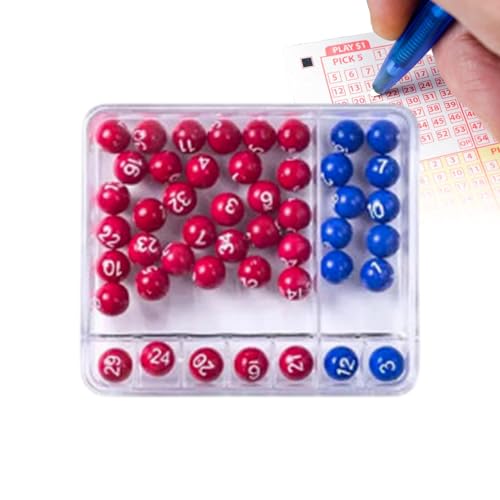 Lotteriekugelmaschine - 3.15x1.97x0.79 im manuellen Nummernauswahlgerät, tragbare Lotteriekugel -Picker, haltbarer Kunststoff -Build -Glücksnummernauswahl | Zeichnungsveranstaltungen ideal für Lotteri Lotteriekugelmaschine - 3.15x1.97x0.79 im manuellen Nummernauswahlgerät, tragbare Lotteriekugel -Picker, haltbarer Kunststoff -Build -Glücksnummernauswahl | Zeichnungsveranstaltungen ideal für Lotteri von Generisch