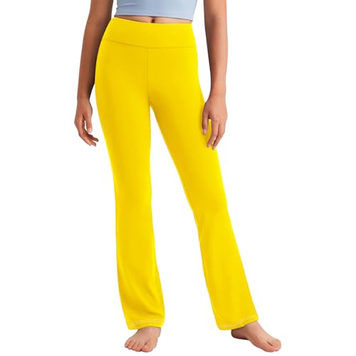 Loungehose für Mädchen, hohe Taille, dehnbar, weites Bein, Fußball-Leggings, volle Länge, Sommer, lässig, bequem, einfarbig, Yogahose, Laufen, Radfahren und Freizeitkleidung, niedliche Geschenke Loungehose für Mädchen, hohe Taille, dehnbar, weites Bein, Fußball-Leggings, volle Länge, Sommer, lässig, bequem, einfarbig, Yogahose, Laufen, Radfahren und Freizeitkleidung, niedliche Geschenke von Generisch
