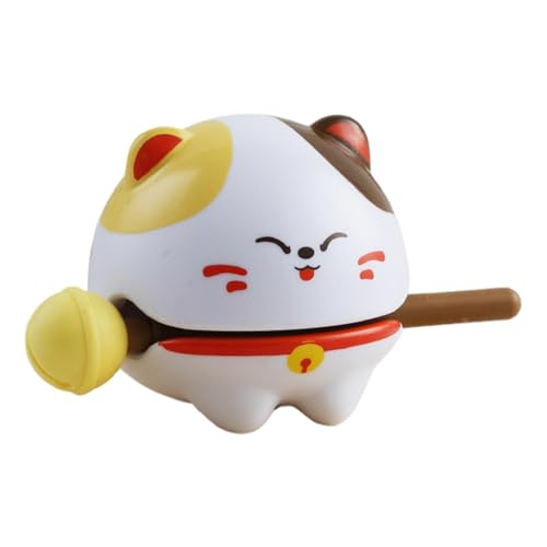 Lucky Cat Temple Block, Cartoon Animal Desk Ornament, Unique Temple Block Instrument, Lucky Cat Percussion Instrument, 4.13x2.95x2.36 Inches Cartoon Animal Sound Drum for Kids & Home Decor Lucky Cat Temple Block, Cartoon Animal Desk Ornament, Unique Temple Block Instrument, Lucky Cat Percussion Instrument, 4.13x2.95x2.36 Inches Cartoon Animal Sound Drum for Kids & Home Decor von Generisch