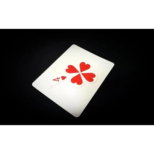 Lucky Clover Hearts Pokerkarte Zaubertricks Gimmicks Schöne visuelle Illusion von Liebe und Glück Magie Requisiten Lucky Clover Hearts Pokerkarte Zaubertricks Gimmicks Schöne visuelle Illusion von Liebe und Glück Magie Requisiten von Generisch