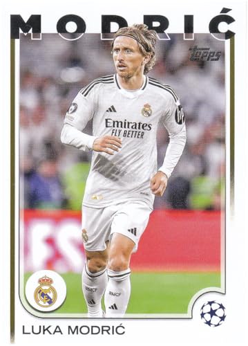 Luka Modrić Mittelfeldspieler R. Madrid Topps UCC 2024-25 Fußball Sammelkarte 149 von Generisch