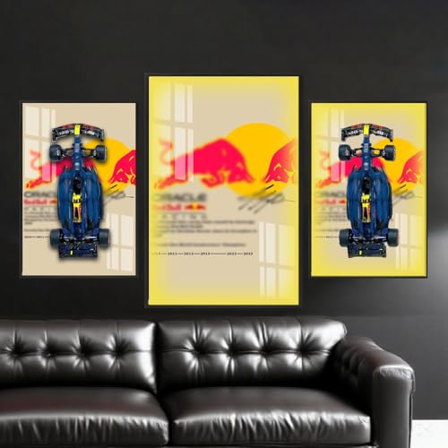 Luminous Version Display Wall Board for Lego 42206 Technic Oracle Red Bull Racing Car, 42206 Frame Presentation Wall for 42206 Car Wall Mount, Picture Frame 50X80 cm (Frame Only) (LED Version B) von Generisch
