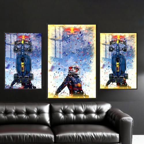 Luminous Version Display Wall Board for Lego 42206 Technic Oracle Red Bull Racing Car, 42206 Frame Presentation Wall for 42206 Car Wall Mount, Picture Frame 50X80 cm (Frame Only) (LED Version F) von Generisch