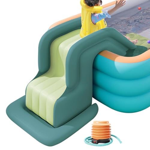 Lustige Outdoor-Anti-Spitzen-Wasserpark-Folienspielzeug-Blocken Sie den Pool-Rutschen mit Sprinkler, Easy Setup | In geblasenes Wasserrutschen für Kinder, Gartenschwimmpool -Accessoire für Splashspiel Lustige Outdoor-Anti-Spitzen-Wasserpark-Folienspielzeug-Blocken Sie den Pool-Rutschen mit Sprinkler, Easy Setup | In geblasenes Wasserrutschen für Kinder, Gartenschwimmpool -Accessoire für Splashspiel von Generisch