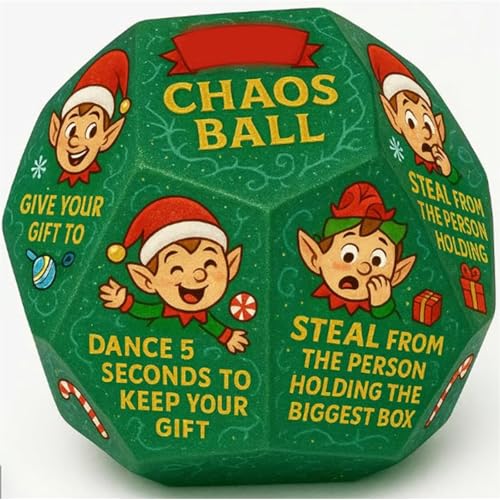 Lustiges Partyspiel für den Austausch, Würfelspiele für Jungen und Mädchen, Tauschgeschenke, Familienspiel für Weihnachten, Party und Familiennacht, Gruppen-Hangout (A1) von Generisch