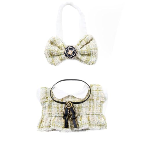 Luxus Fashion Outfit für Labu 17cm Puppen - Sammlerkleidungsset mit Mini-Zubehör | Stilvolle Display-Kleidung für Erwachsene Enthusiasten & Modellszenen (F) von Generisch